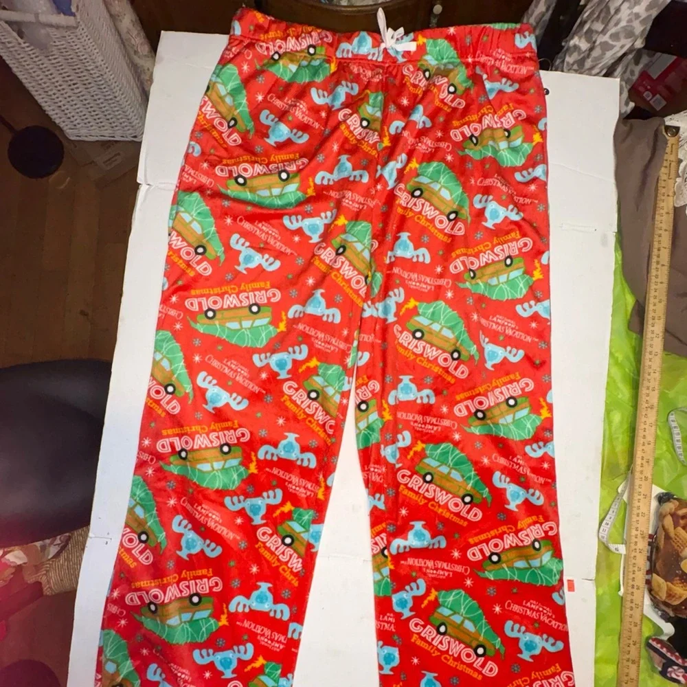 National Lampoon's Christmas Vacation themed lounge pants large funny unisex - Picture 7 of 9